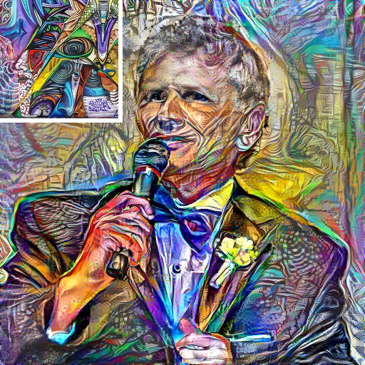 Adrian Zidaritz, rendered in a graffiti style